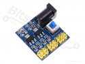 Voedingsmodule multi 6V-12V naar 3,3V en 5V met schakelaar (800mA) 